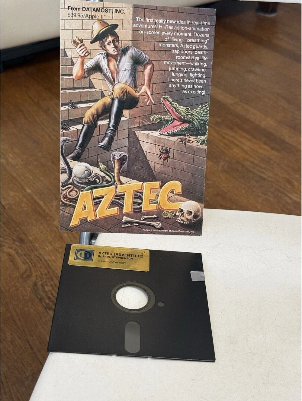 Aztec (Commodore 64, 1984) Datamost. W/manual VINTAGE ( Untested) Looks Good